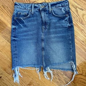 WOMEN’S H&M LONG JEAN SKIRT SIZE 4